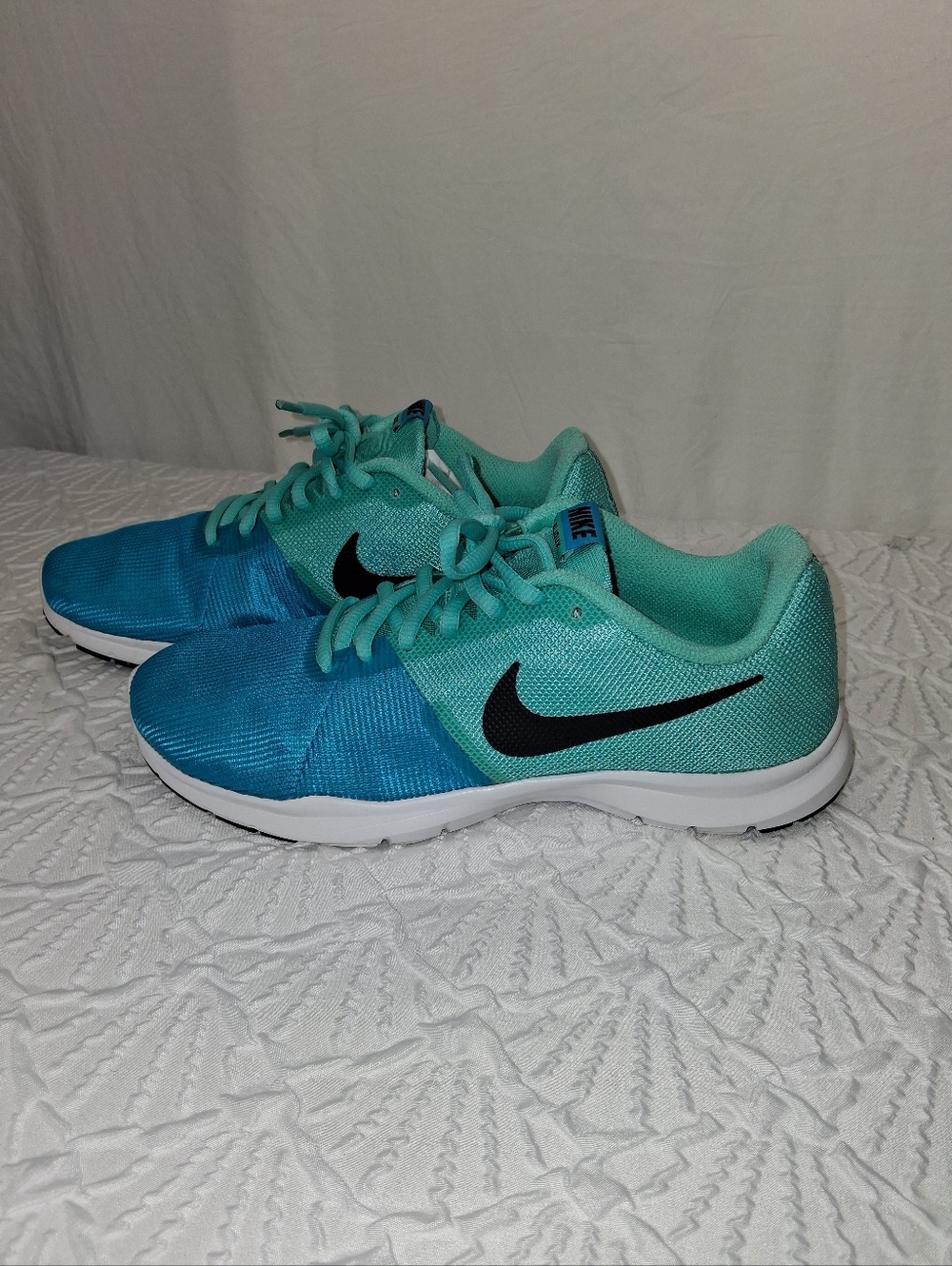 Nike Bl Joux  Teal and Aqua Runner Sneakers Size 6 - Picture 11 of 15